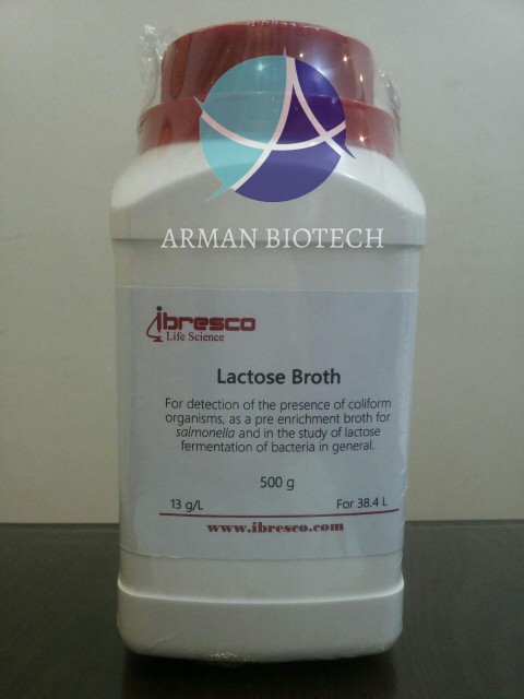 محیط کشت لاکتوز براث (Lactose Broth) به صورت پودر محصول ایبرسکو