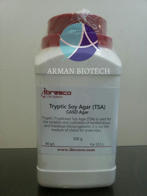محیط کشت میکروبی TSA آگار (Tryptic Soy Agar) به صورت پودر محصول ایبرسکو