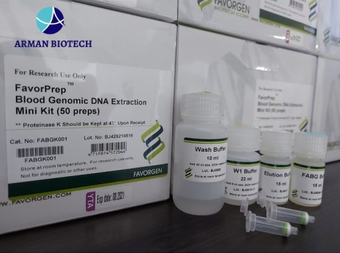 کیت استخراج DNA از خون (Blood DNA genomic extraction mini kit) محصول یکتا تجهیز