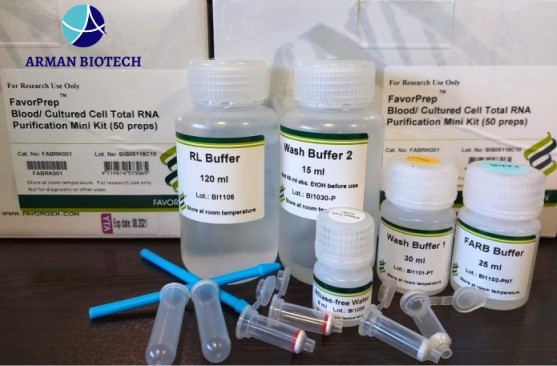 کیت استخراج RNA محصول یکتا تجهیز (Total RNA extraction mini kit)