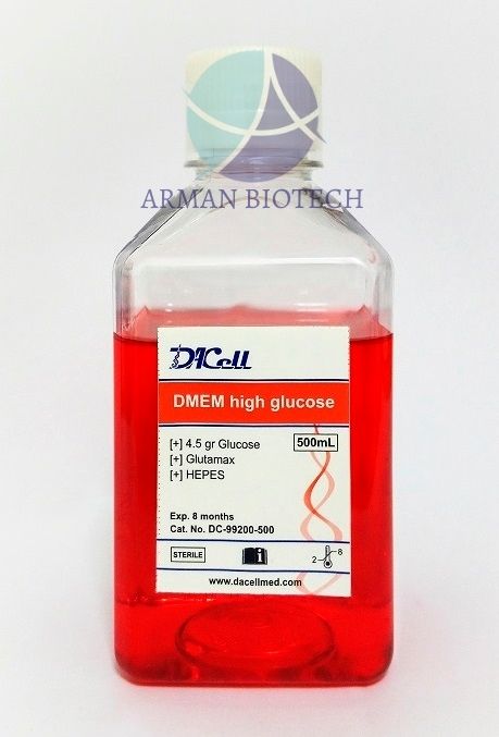 محیط کشت سلول DMEM High Glucose محصول DAcell